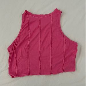 Pink crop top